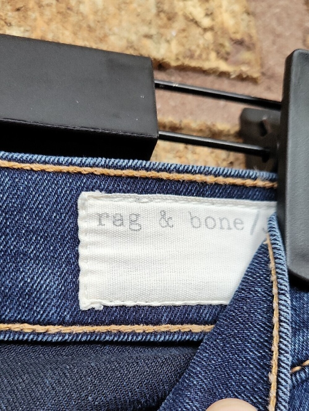 rag & bone Skinny Low Rise Dark Wash Stretch Jeans Size 27 - Picture 2 of 15